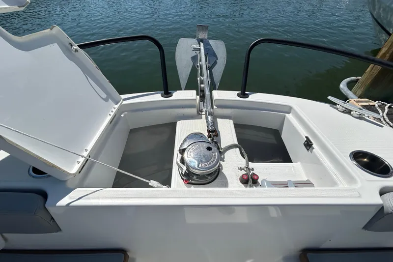 Slide: The Image of Beneteau Flyer 8 SPACEdeck 2023 anchor area with windlass. - 13