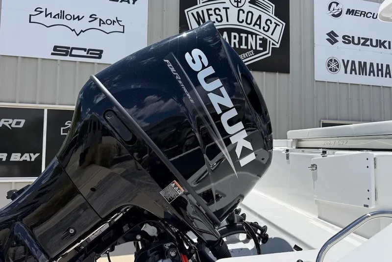 Slide: The Image of 2026 Sea Pro 262 Offshore with Suzuki outboard motor at West Coast Marine. - 9