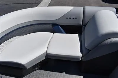 Slide: The Image of 2026 Lowe SF 212 Sport Fish boat with sleek, modern seating design. - 17