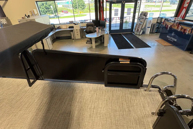 Slide: The Image of Interior view of a showroom featuring a Premier 250 Sunsation RS - CL, 2027 model. - 7