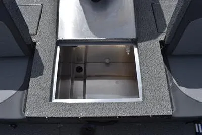 Slide: The Image of 2026 Lowe Fishing Machine 1875 livewell compartment with durable interior. - 20
