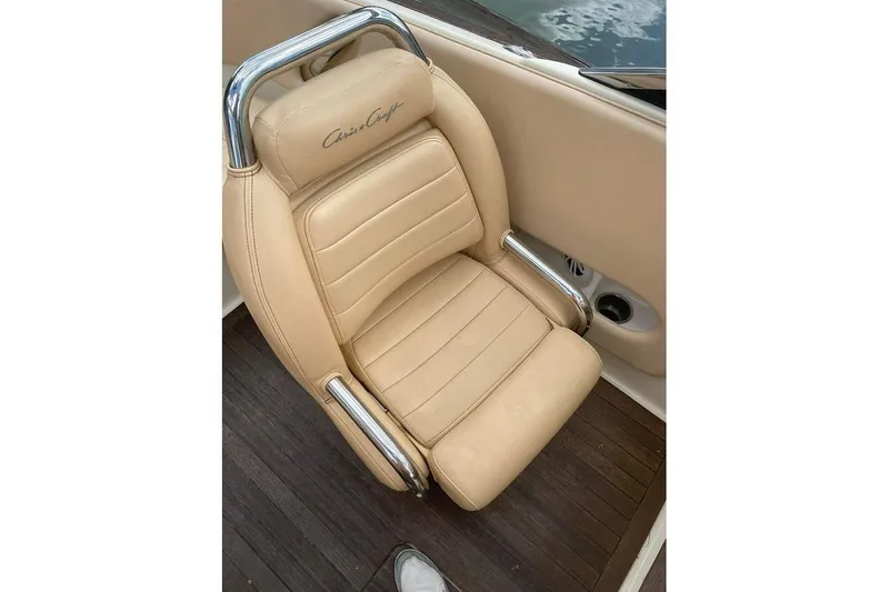 Slide: The Image of Luxurious beige seat in 2011 Chris-Craft Launch 22 Heritage Edition boat. - 17