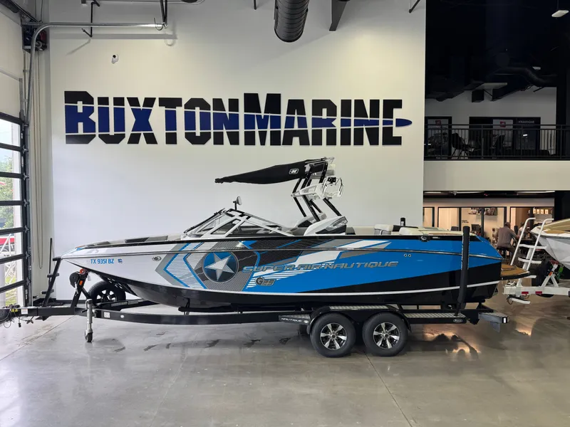 Slide: The Image of 2013 Nautique Super Air Nautique G25 in Buxton Marine showroom. - 2