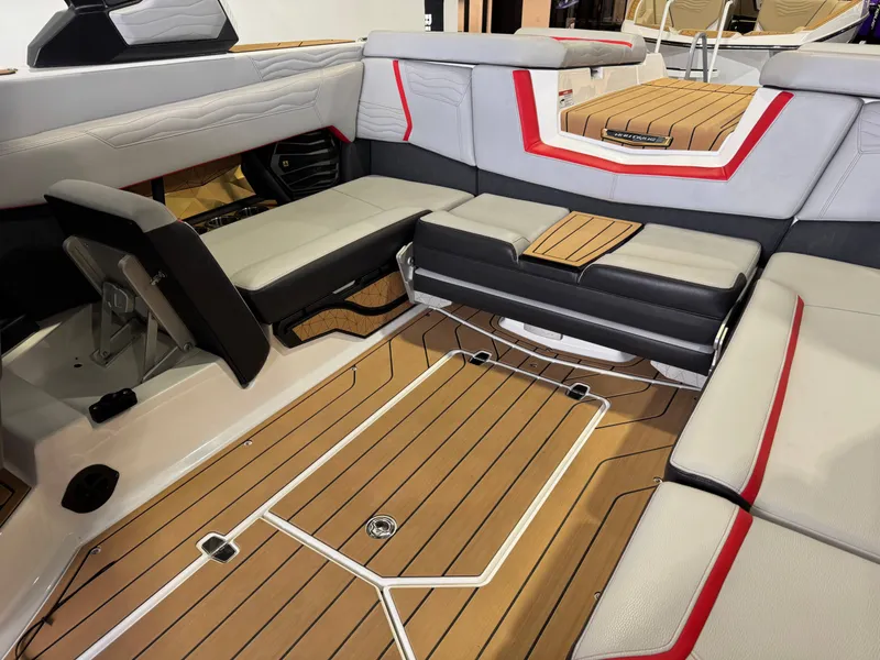 Slide: The Image of Interior of the 2025 Nautique Super Air Nautique G23 boat. - 15