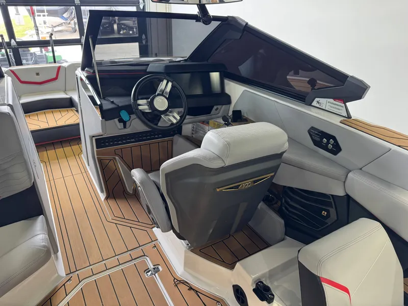 Slide: The Image of Interior of the 2025 Nautique Super Air Nautique G23 boat. - 24