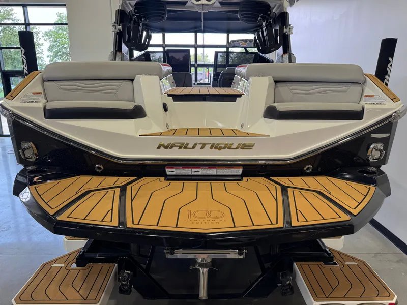 Slide: The Image of Rear view of 2025 Nautique Super Air Nautique G23 boat. - 8