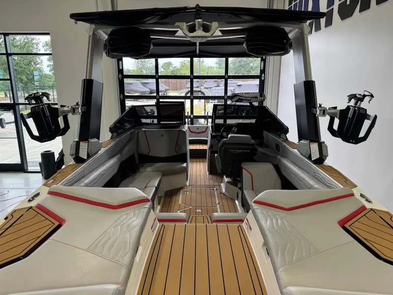 Slide: The Image of Interior view of 2025 Nautique Super Air Nautique G23 boat. - 9