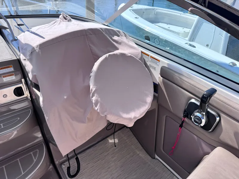 Slide: The Image of Interior of a 2018 Regal 28 Express boat. - 8