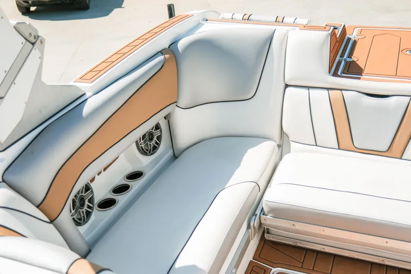 Slide: The Image of Luxurious interior of 2021 MB F24 Tomcat Alpha boat with premium seating. - 21
