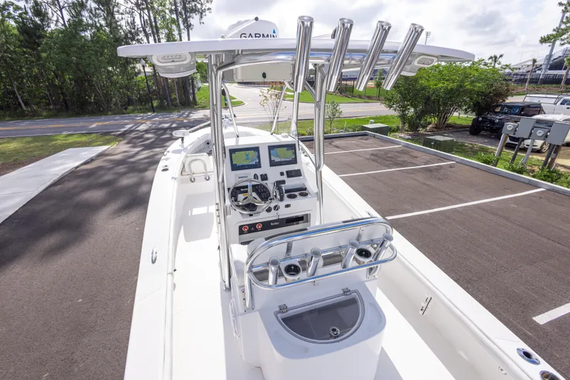 Slide: The Image of 2022 BlackJack 256 Coastal boat with advanced navigation system and sleek design. - 14