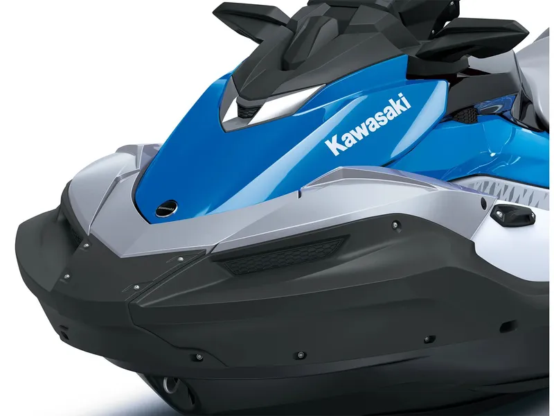 Slide: The Image of 2026 Kawasaki Jet Ski STX 160X in blue and gray. - 6