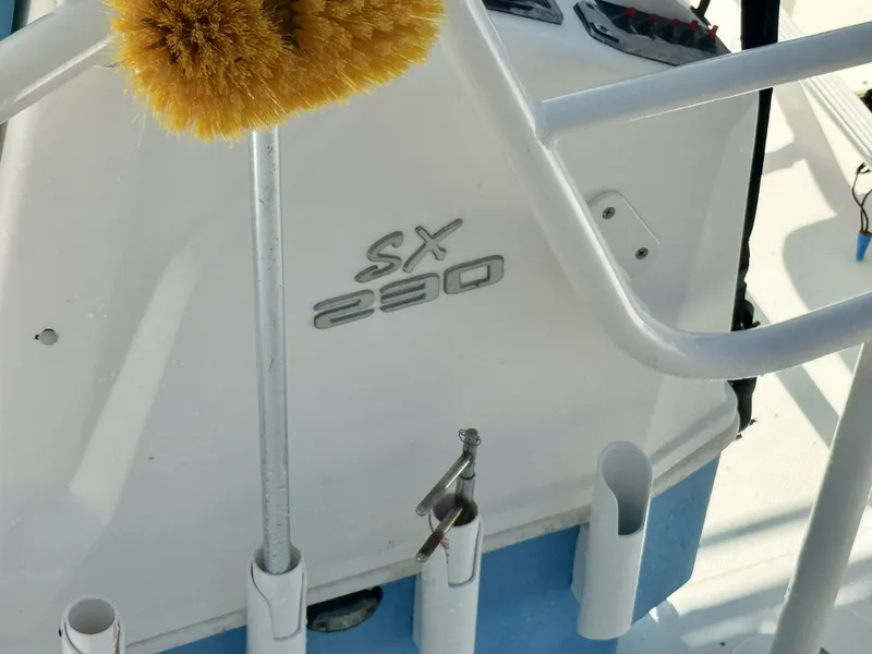 Slide: The Image of Skeeter SX230 boat 2017 with cleaning brush and holders. - 10