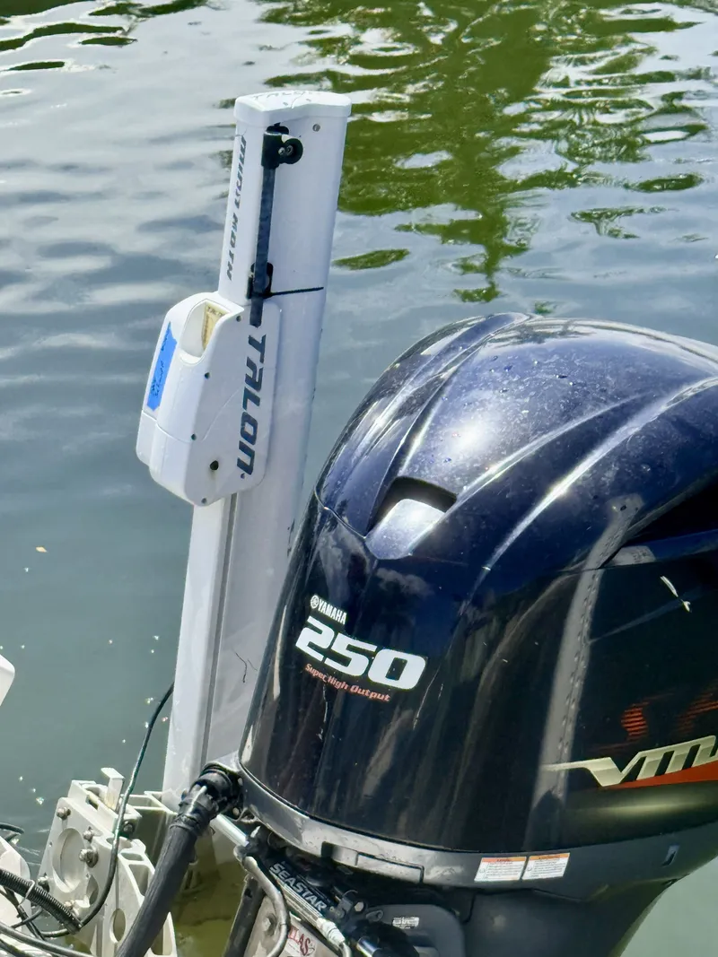 Slide: The Image of Yamaha 250 outboard motor on 2017 Skeeter SX230 boat. - 5