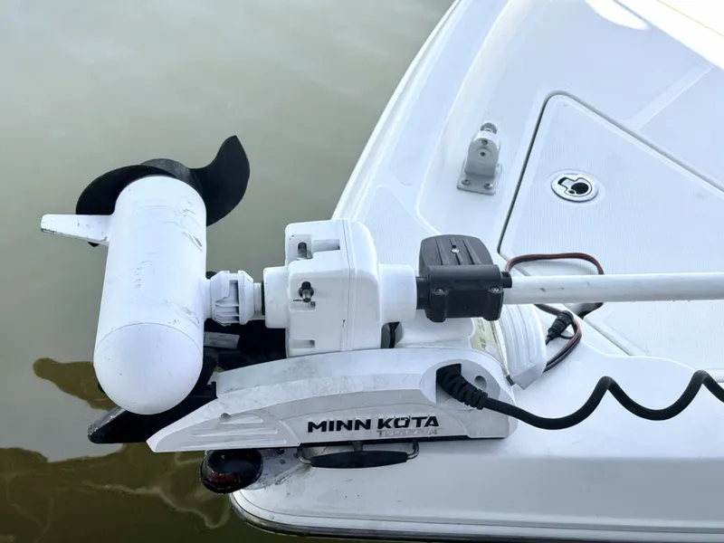 Slide: The Image of Minn Kota trolling motor on 2017 Skeeter SX230 boat. - 9