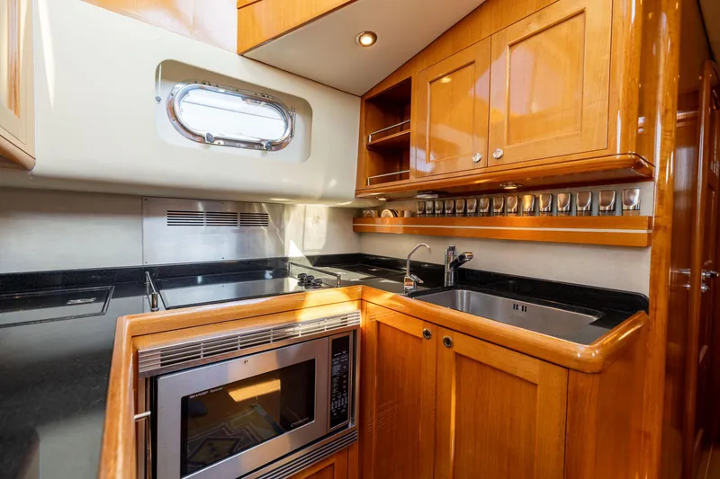 Slide: The Image of Galley area of 2008 Grand Banks 45 Eastbay SX yacht. - 44