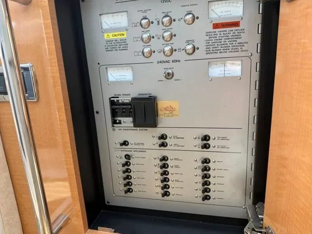 Slide: The Image of Electrical control panel of 2009 Four Winns V435 yacht. - 20