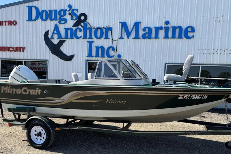 The Image of 2003 MirroCraft 1737 Holiday boat on trailer at Doug's Anchor Marine. - 0
