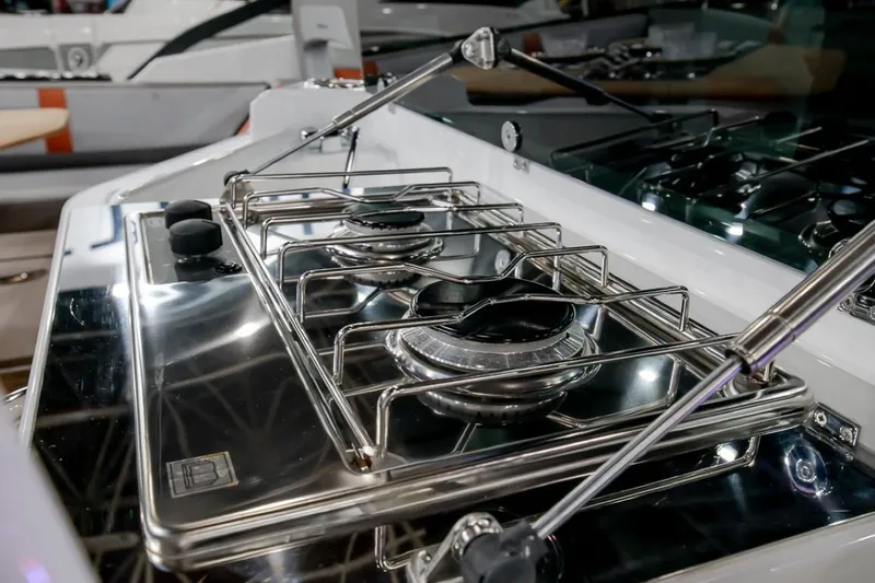 Slide: The Image of Kitchen area of Beneteau Flyer 10 boat, 2026 model. - 44