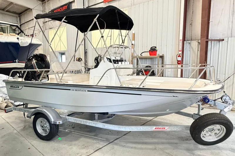 Slide: The Image of Boston Whaler 150 Montauk 2026 - 1