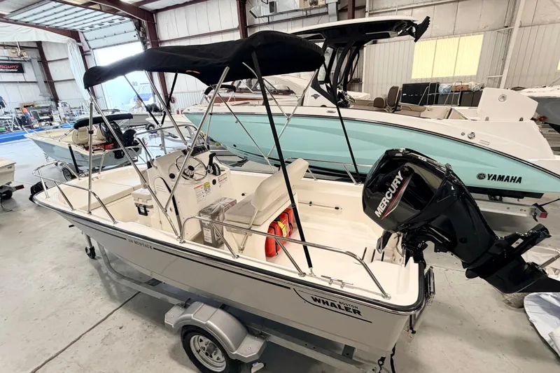 Slide: The Image of Boston Whaler 150 Montauk 2026 - 2