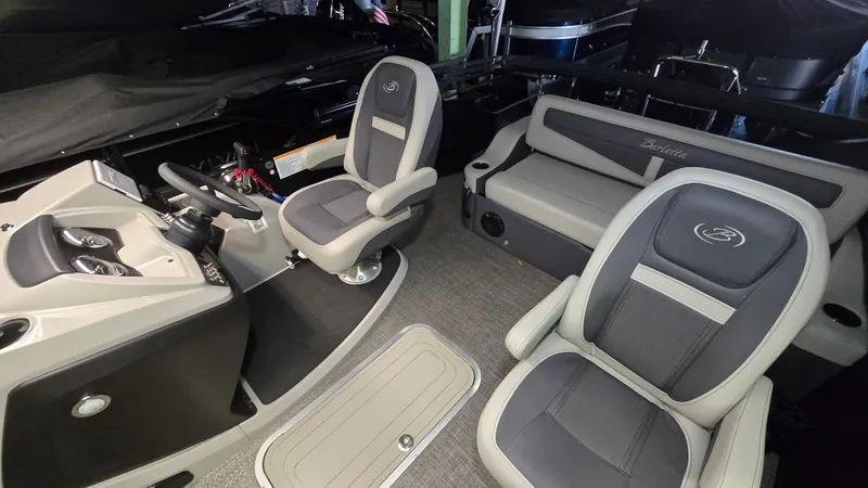 Slide: The Image of Interior of 2024 Barletta CABRIO 22 UC with comfortable seating. - 4