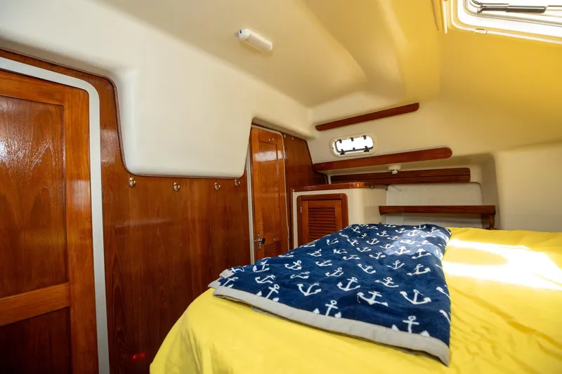 Slide: The Image of Bathroom shower area in a 1994 Morgan Catalina 38 yacht. - 52