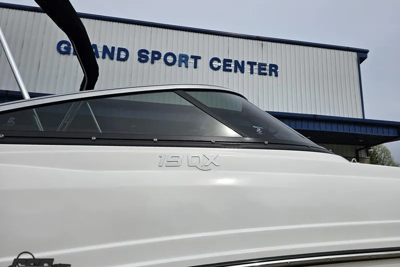 Slide: The Image of 2020 Rinker 19QX BR boat at Grand Sport Center, side view. - 17
