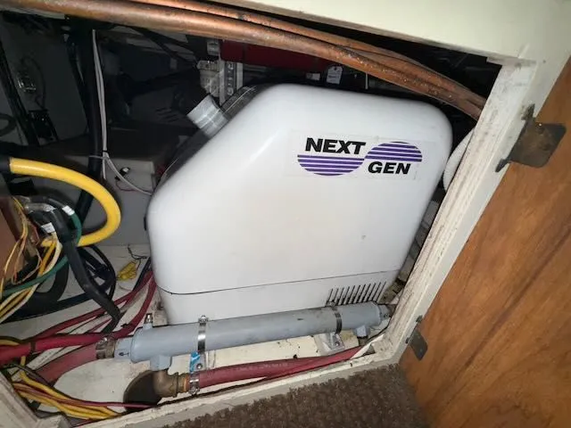 Slide: The Image of Next Gen generator in 1980 Tollycraft 34 yacht. - 17
