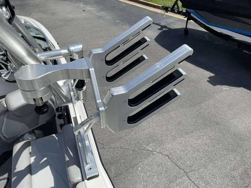 Slide: The Image of 2016 MasterCraft X20 boat with aluminum wakeboard rack. - 8