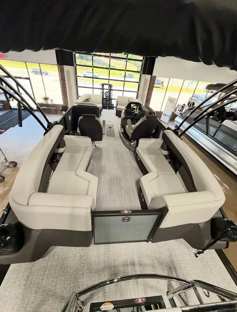 Slide: The Image of Interior view of 2026 Harris Sunliner 230 pontoon boat. - 14