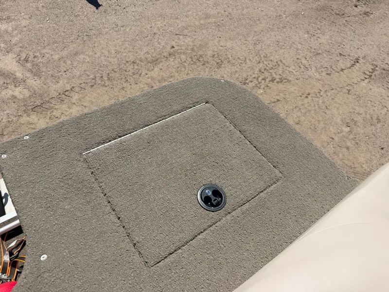 Slide: The Image of Qwest 7516 Adventure boat deck with carpet flooring, 2013 model. - 33