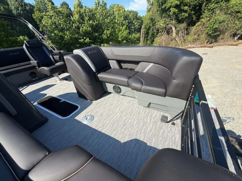 Slide: The Image of Interior of 2026 Sylvan X3 CLZ DH with luxurious seating. - 26