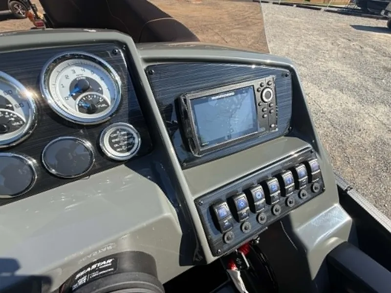 Slide: The Image of Dashboard of 2026 Sylvan X3 CLZ DH with instruments and controls. - 8