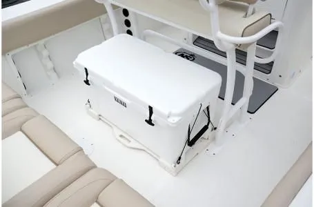 Slide: The Image of Interior of 2019 NauticStar 2302 Legacy with cooler. - 6
