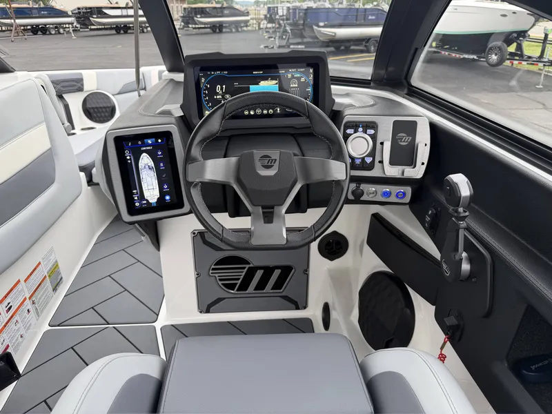 Slide: The Image of Interior of 2023 Malibu 26LSV featuring modern dashboard. - 16
