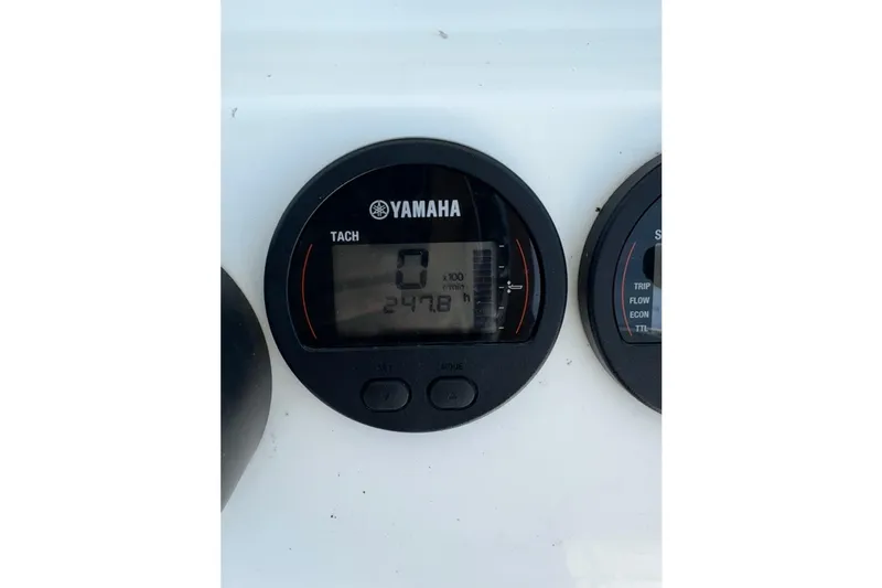 Slide: The Image of Yamaha tachometer display on 2017 Release 210RX boat, showing 2478 hours. - 21