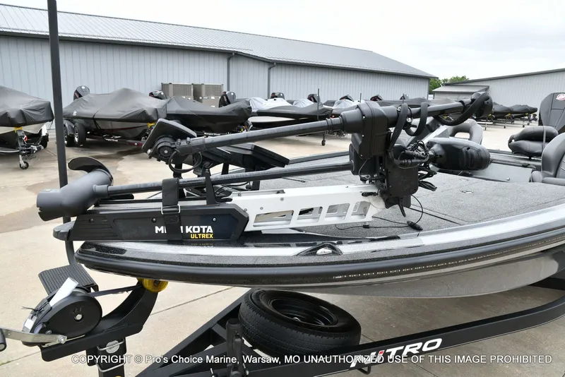 Slide: The Image of 2020 Nitro Z19 Pro boat with Minn Kota Ultrex motor. - 4