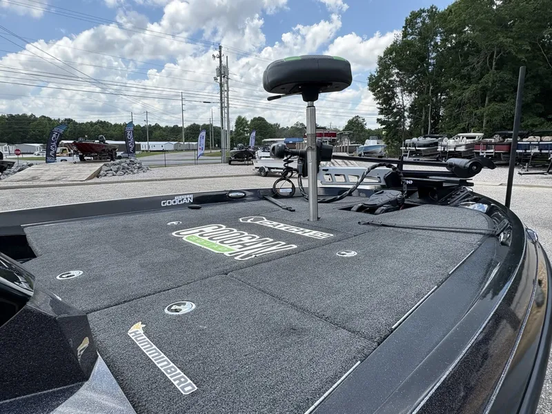 Slide: The Image of Ranger Z100 Series Z185 boat, 2021 model, parked with accessories. - 8