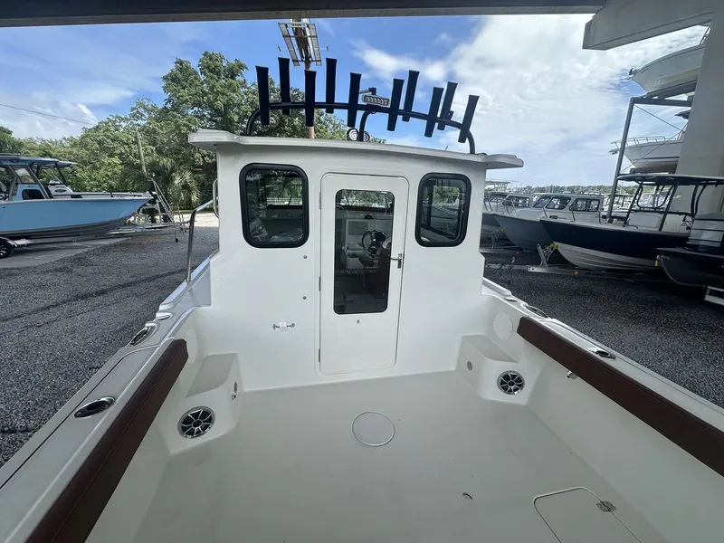 Slide: The Image of Parker 247 Explorer 2026 with air conditioning, rear view. - 11