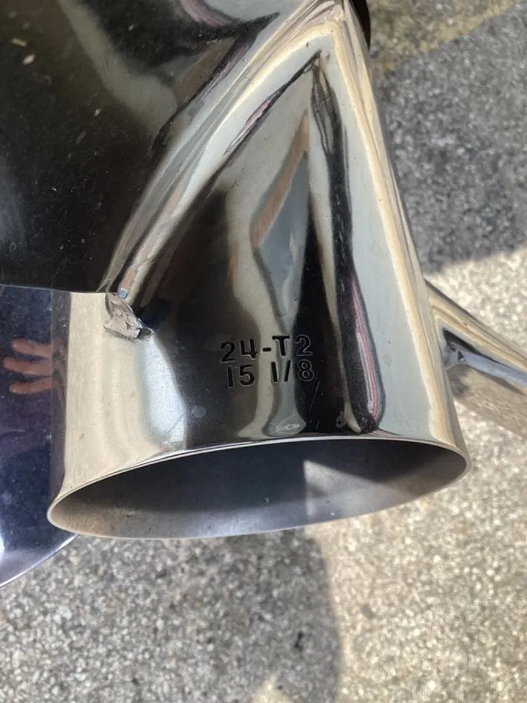 Slide: The Image of Close-up of a Ranger Z520R 2025 propeller with engraving. - 4