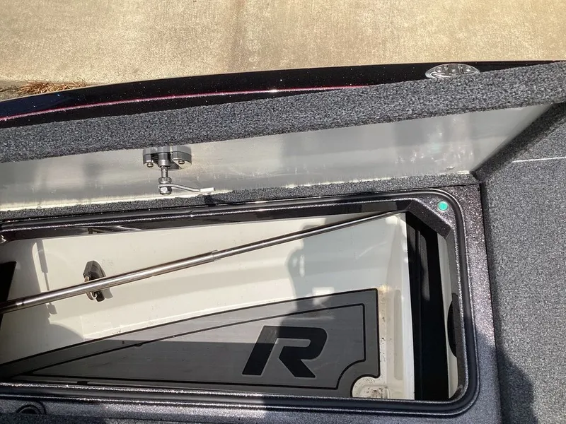 Slide: The Image of Interior view of Ranger Z520R boat, model 2025. - 46