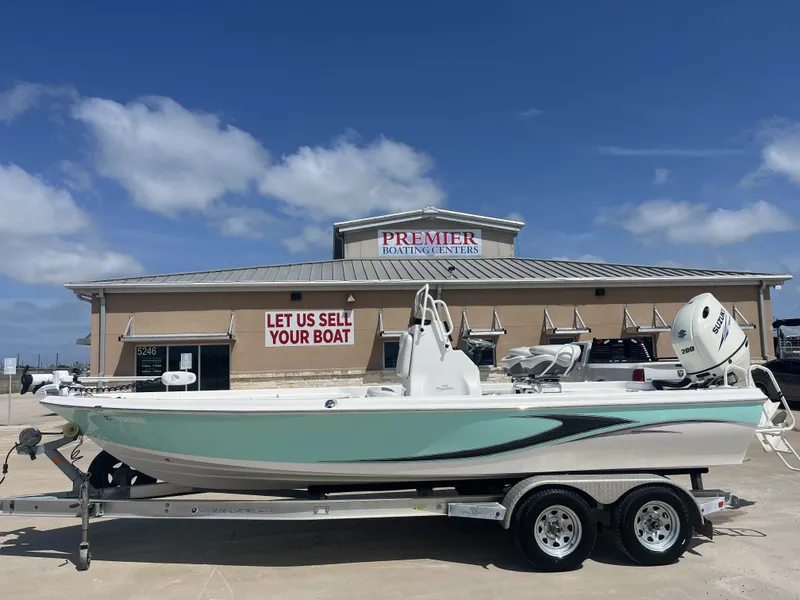 The Image of 2017 Blue Wave 2300 boat in front of Premier Boating Centers. - 1