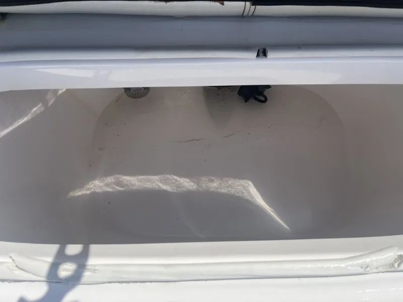 Slide: The Image of Interior view of a Blue Wave 2300 boat compartment, 2017 model. - 21