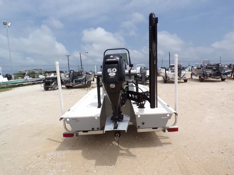 Slide: The Image of Rear view of 2024 Freedom 14 CHIQUITA boat with Mercury 60 HP engine. - 10