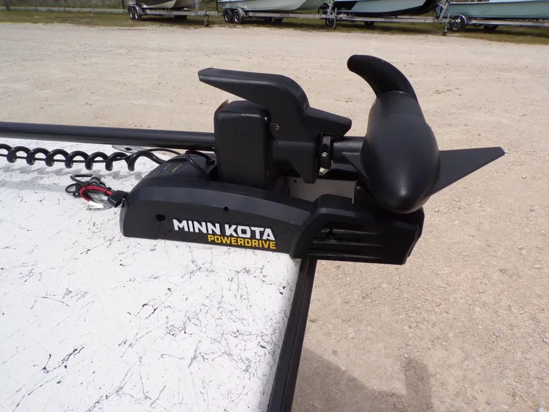 Slide: The Image of Minn Kota PowerDrive on Freedom 14 CHIQUITA boat, 2024 model. - 19