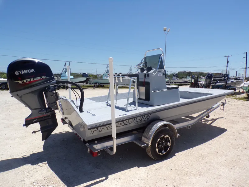 Slide: The Image of Freedom Eagle 16 boat 2025 with Yamaha Vmax engine. - 14