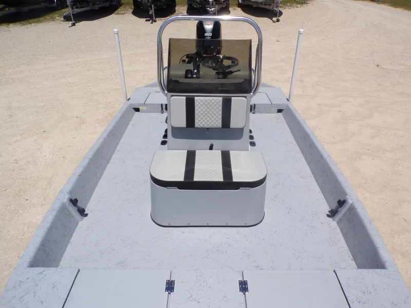 Slide: The Image of Interior view of Freedom Eagle 16 boat, model year 2025. - 18