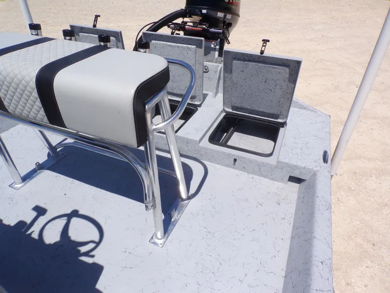 Slide: The Image of Freedom Eagle 16 boat 2025 with seating and storage compartments. - 5