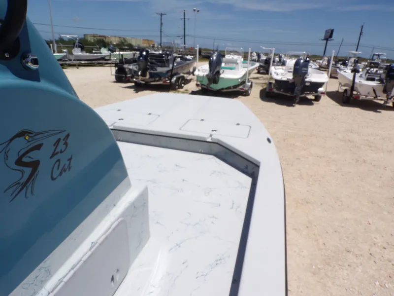 Slide: The Image of Shoalwater 23' Catamaran 2025 at a boatyard. - 16