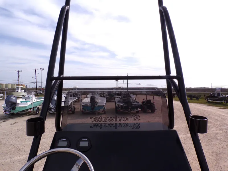 Slide: The Image of 2026 Shoalwater 23' Catamaran at a boatyard. - 30